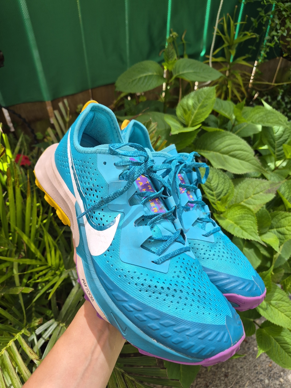 Nike Air Zoom Turquoise Terra Kiger 7 trail running shoes